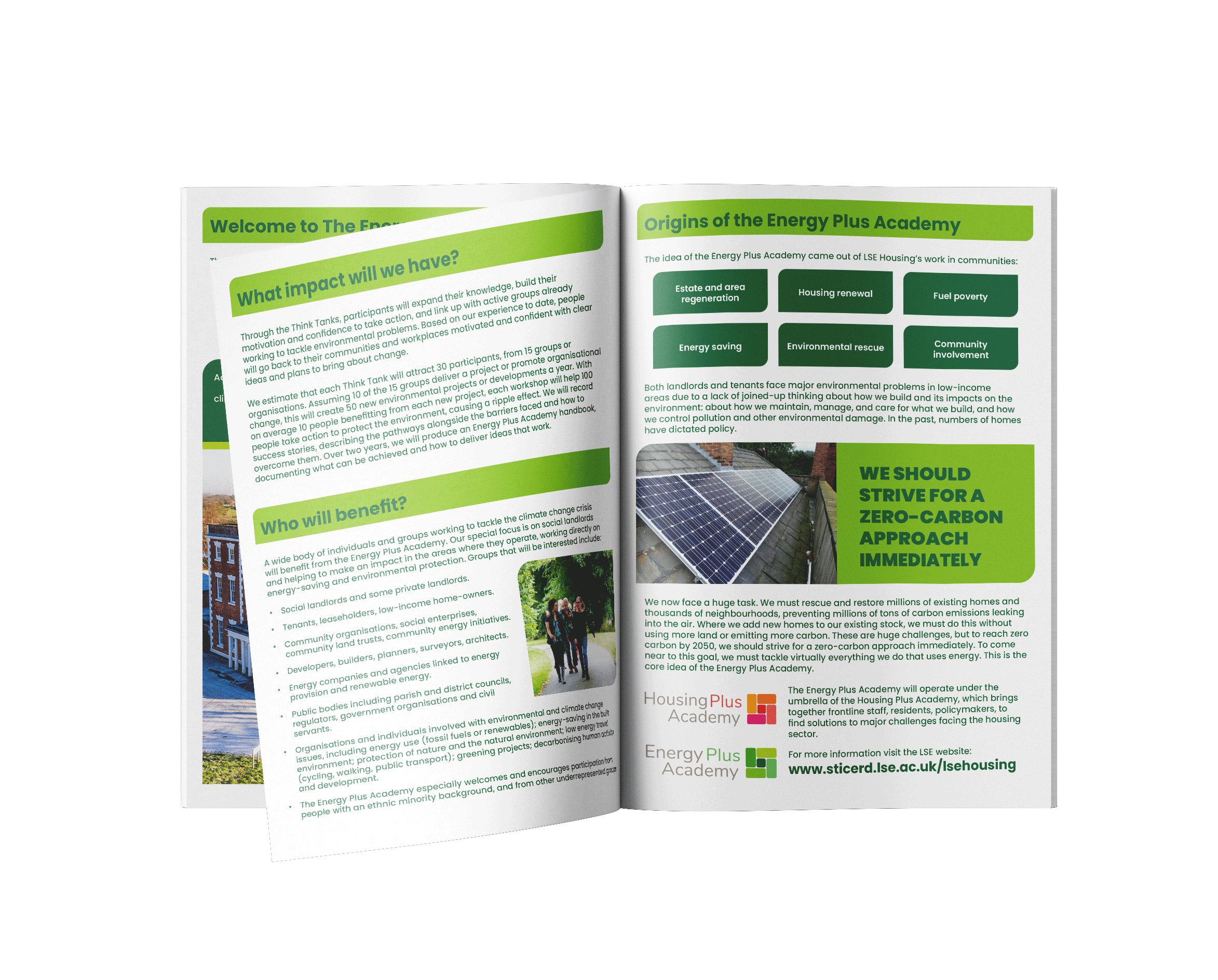 energy plus academy leaflet mockup