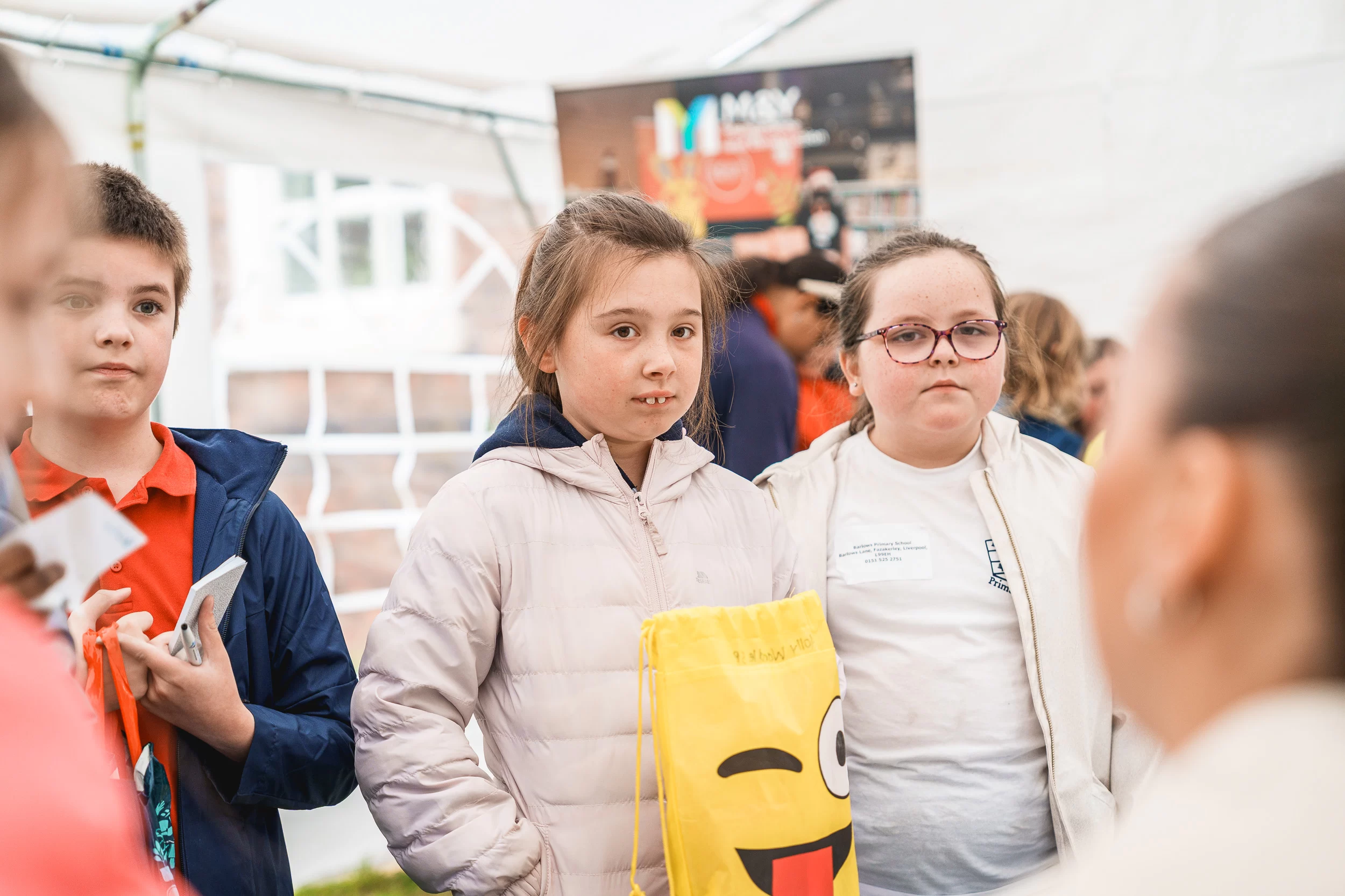 children taking part in a careers conversation